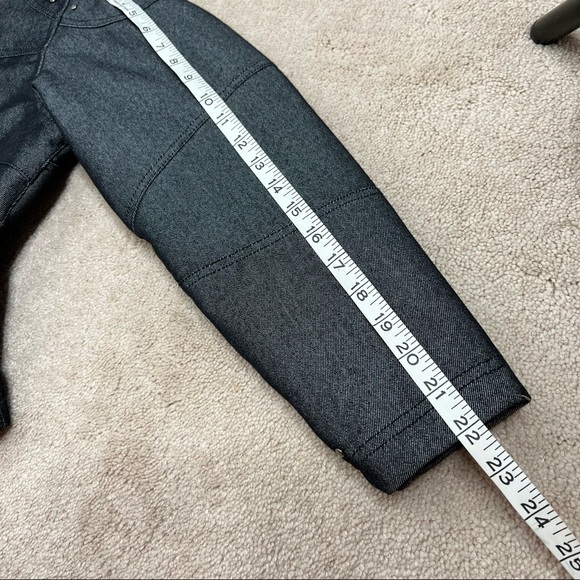 Harley Davidson Women's Denim Zip-Up Riding Jacket Reflective Patches Size Small - Picture 15 of 15